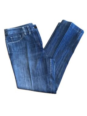 Ann Taylor Classic Mid-Blue Straight Leg Jeans